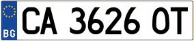 Truck License Plate